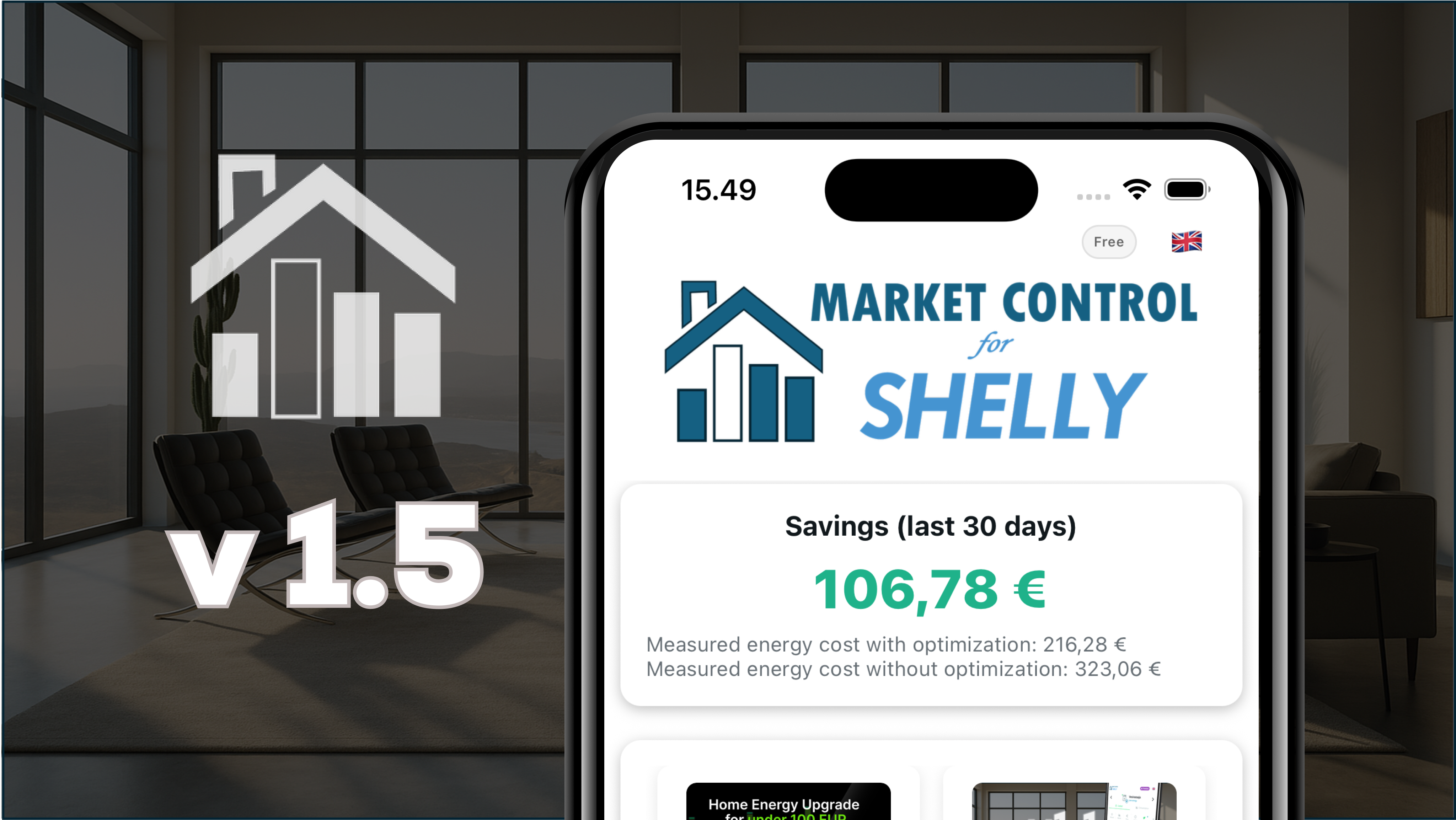 Market Control Shelly version 1.5