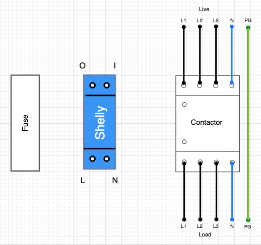 Contactor connection
